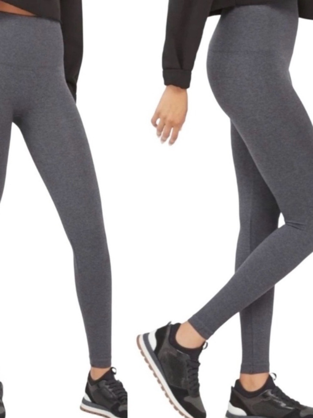 SPANX Women’s High-Rise Charcoal Grey Leggings